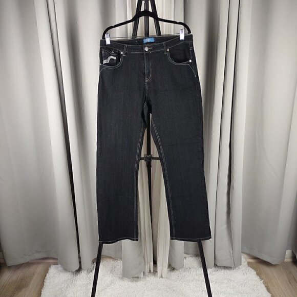 dkin Denim - DKIN Women's Black Cotton Blend Jeans Size 18W